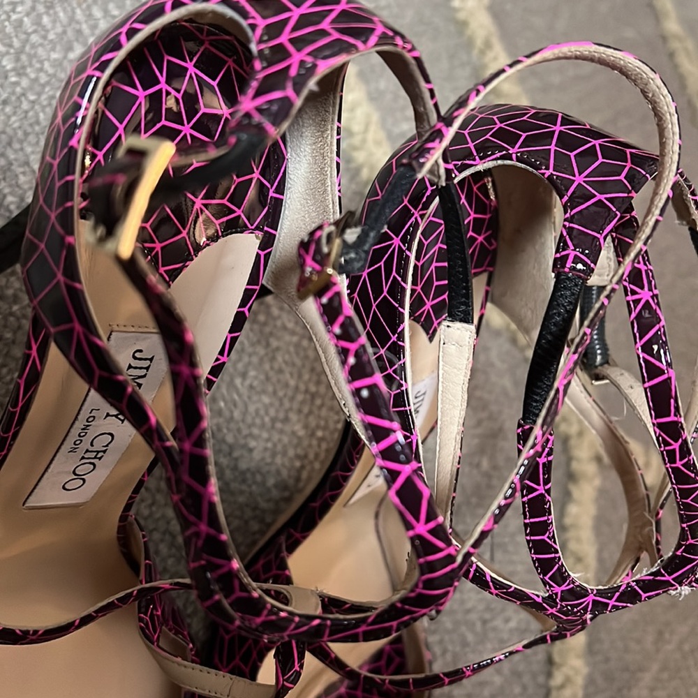 Jimmy Choo-Lance Sandal - Picture 10 of 13